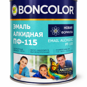 Email alchidic PF-115 BONCOLOR lucios pentru metal și lemn – interior și exterior