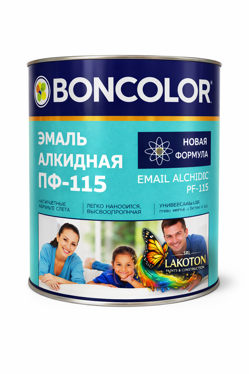 Email alchidic PF-115 BONCOLOR lucios pentru metal și lemn – interior și exterior