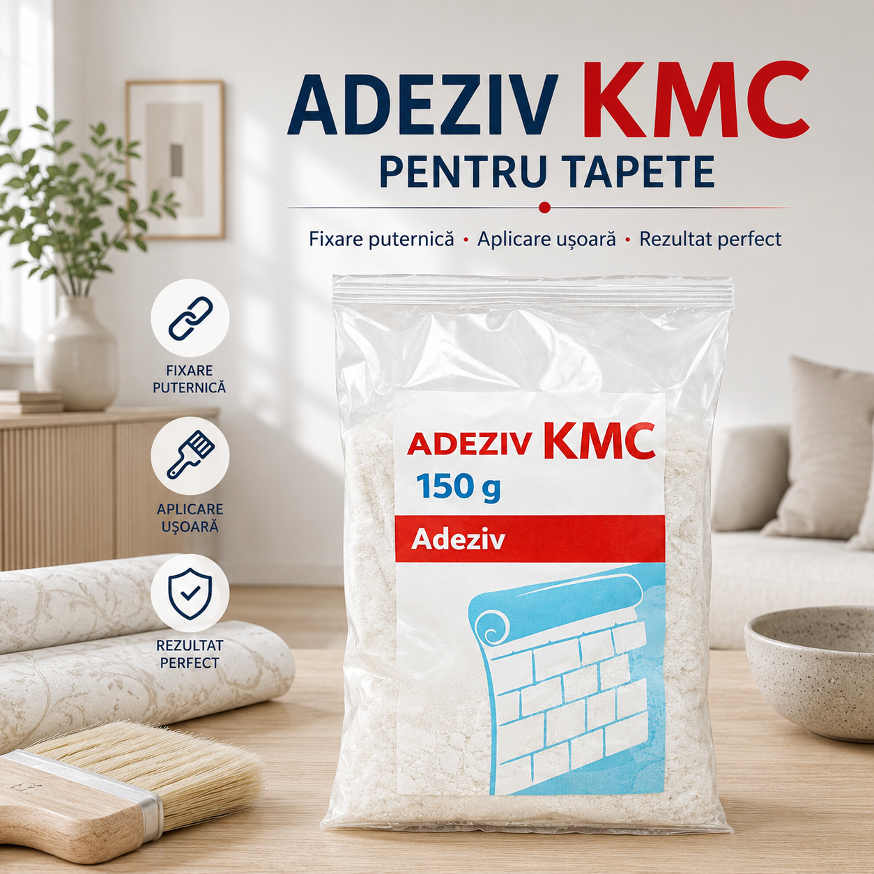KMC Kimya Universal 150 g este un adeziv universal pentru tapet