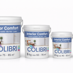 Vopsea lavabilă Interior Comfort COLIBRI/Краска Interior Comfort COLIBRI