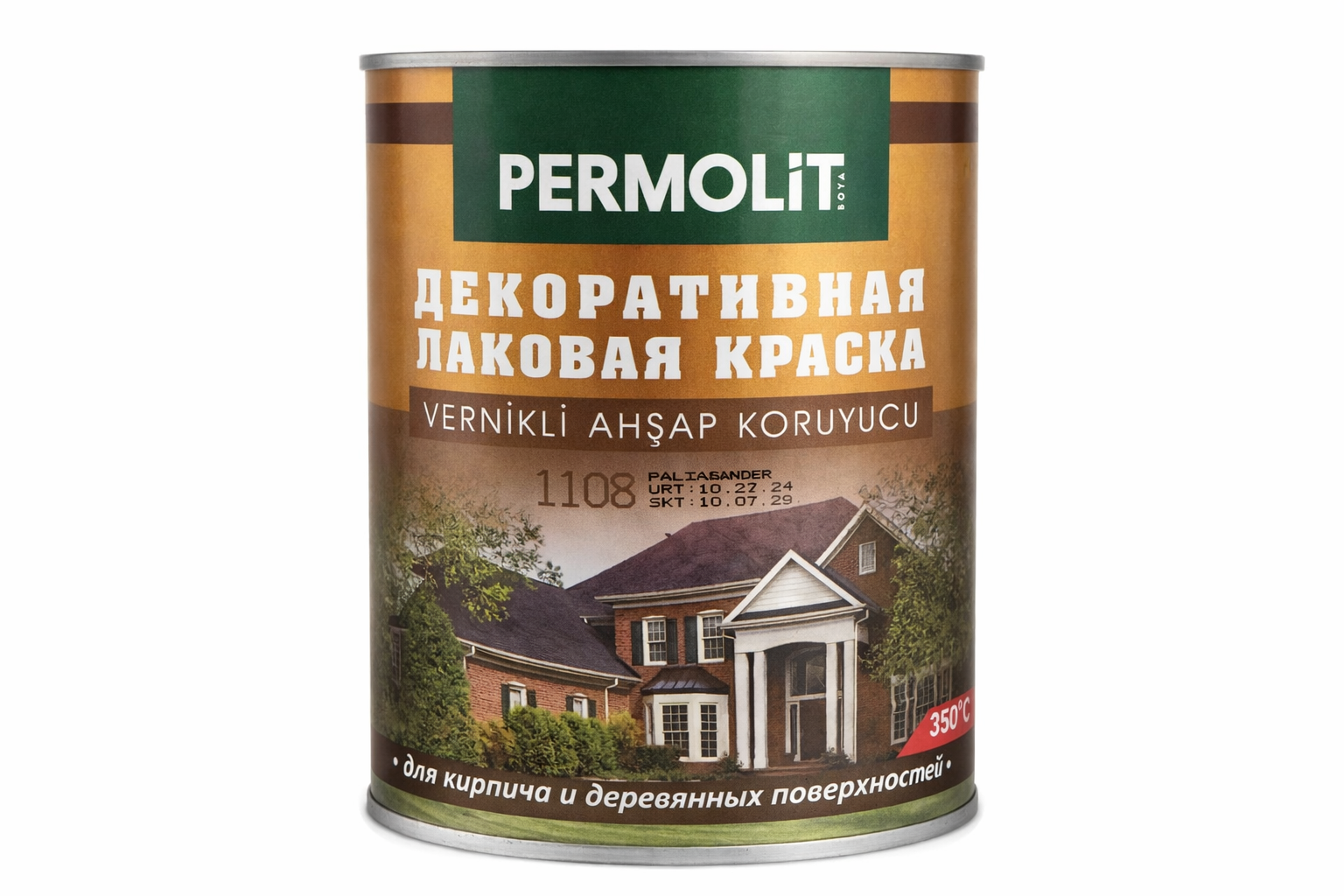 Lac lazur termo +350°C pentru lemn și suprafețe minerale PERMOLIT/Декоративная лаковая краскаДекоративная лаковая краска PERMOLIT