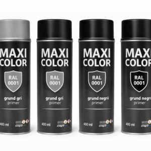 Spray grund MAXI COLOR RAL 0001 (gri / negru) – 400 ml/Спрей грунт MAXI COLOR RAL 0001 (серый / чёрный) – 400 мл