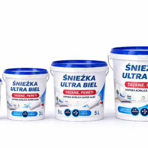 Śnieżka ULTRA BIEL – emulsie acrilică super/Śnieżka ULTRA BIEL – супер белая акриловая