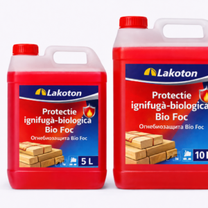 Lakoton Bio Foc – Protecție ignifugă și biologică pentru lemn