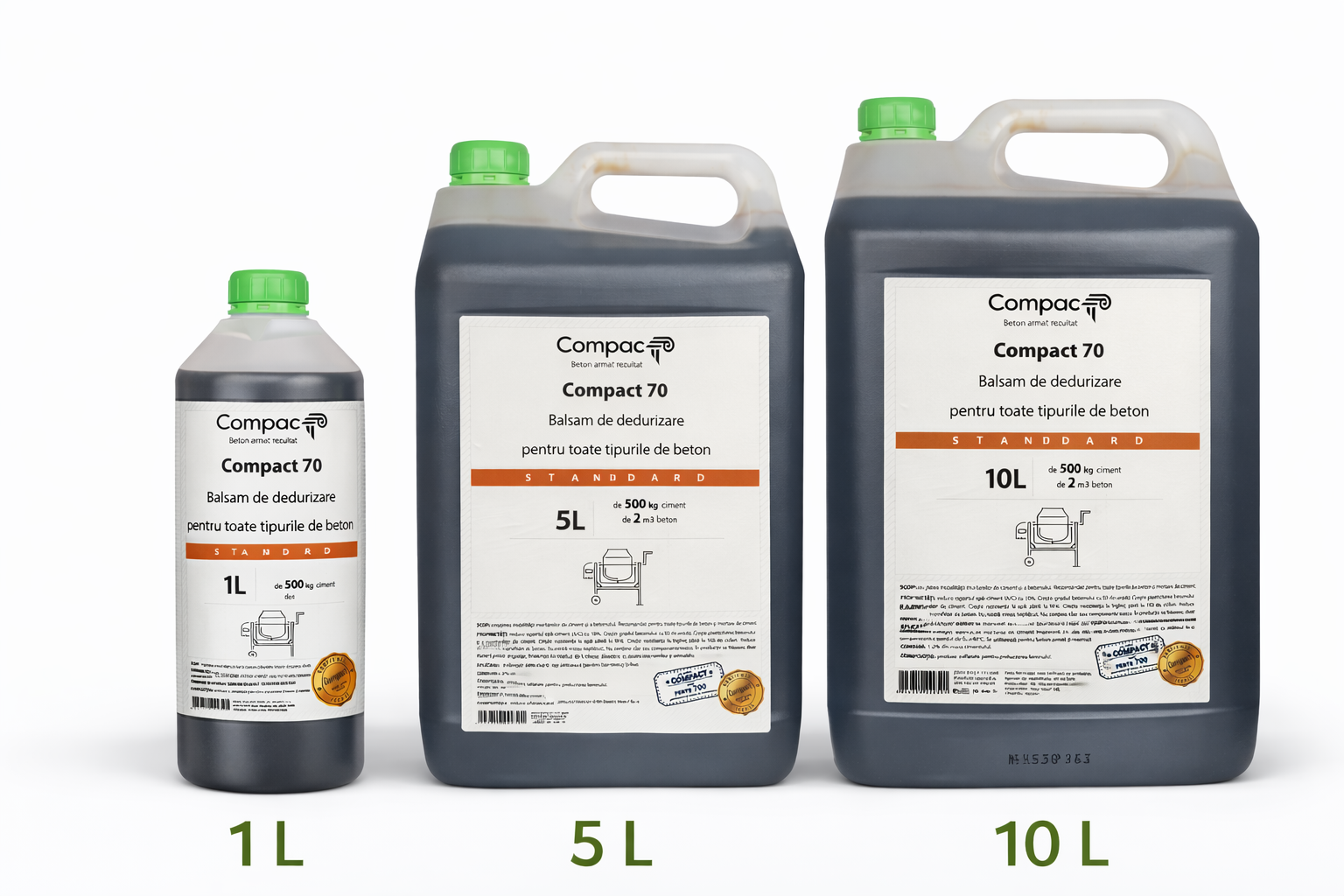 Plastificator pt. beton Compact 70 Standard / Пластификатор для бетона