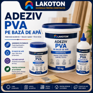 Adezivi PVA pe baza de apa
