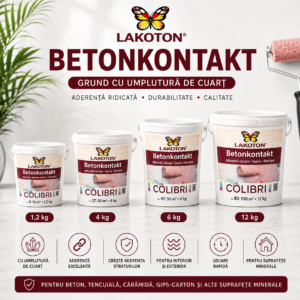 BETON-CONTACT Colibri с кварцем – адгезионная грунтовка для бетона
