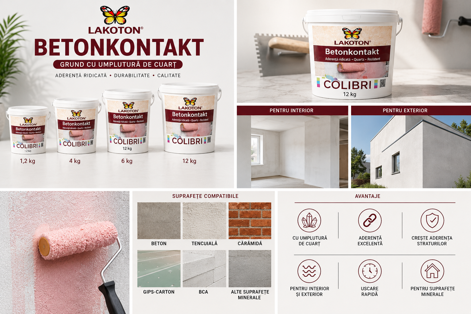 BETON-CONTACT Colibri с кварцем – адгезионная грунтовка для бетона — изображение 2