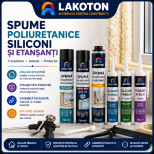 Spumă, siliconi și etanșanți